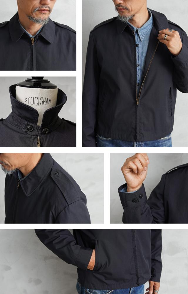MADE IN USA USED USNA ヴィンテージ ユーティリティージャケット DARK NAVY【Cx】【I】｜メンズファッション アメカジ ミリタリー ユーティリティジャケット スイングトップ ライトアウター 米軍 ポリコットン アメリカ製_7