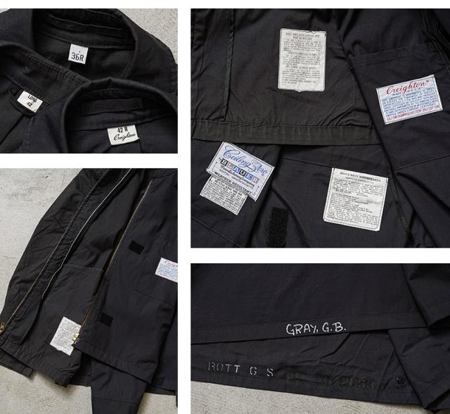 MADE IN USA USED USNA ヴィンテージ ユーティリティージャケット DARK NAVY【Cx】【I】｜メンズファッション アメカジ ミリタリー ユーティリティジャケット スイングトップ ライトアウター 米軍 ポリコットン アメリカ製_9
