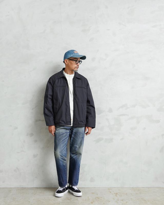 実物 USED 米軍 U.S.NAVY ユーティリティ ジャケット NAVY【Cx】【I】｜メンズファッション ミリタリー ネイビー ヴィンテージ USN 海軍 アウター 70年代 80年代 スプリットラグラン