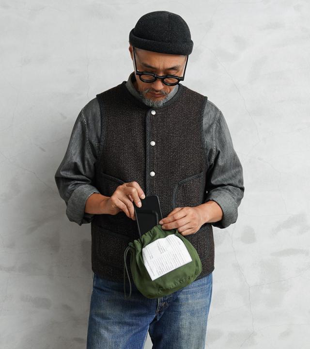 実物 新品 デッドストック 米軍 パーソナルエフェクツバッグ SMALL GREEN【Cx】【I】｜メンズファッション アメカジ ミリタリー バッグ ショルダーバッグ サコッシュ グリーン ファッション 小物収納 USARMY_2