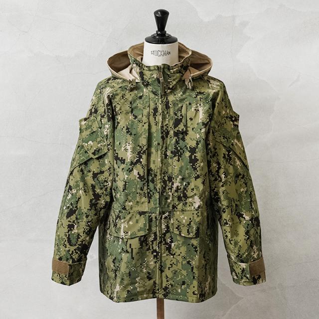 実物 新品 デッドストック 米海軍 NWU GORE-TEXパーカー TYPEIII AOR2【Cx】【I】｜ミリタリージャケット アメカジ メンズファッション ゴアテックスパーカー 米軍 サープラス カモフラージュ 防水ジャケット