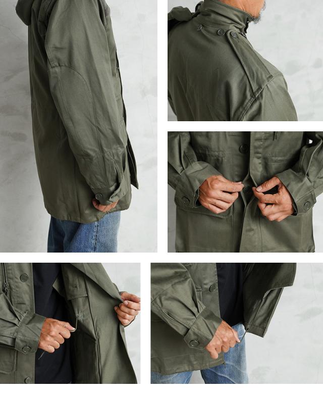 実物 新品 デッドストック フランス軍 M-64 ジャケット フード