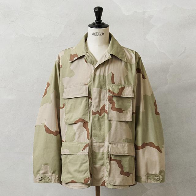 実物 新品 デッドストック 米軍 3カラーデザートカモ DCU ジャケット ノンリップ / 3C DESERT CAMO BDU【Cx】【I】｜メンズファッション アメカジ ミリタリー 迷彩服 ヴィンテージ アウトドア ファッション