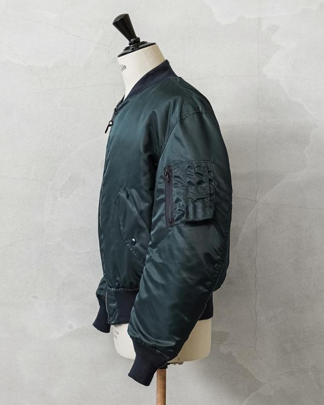 GREENBRIER IND.INC グリーンブライヤー インダストリーズ 90’s MADE IN USA MA-1 フライトジャケット A.F.BLUE【ORANGE LINING】【Cx】【I】