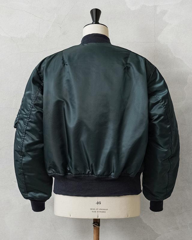 GREENBRIER IND.INC グリーンブライヤー インダストリーズ 90’s MADE IN USA MA-1 フライトジャケット A.F.BLUE【ORANGE LINING】【Cx】【I】