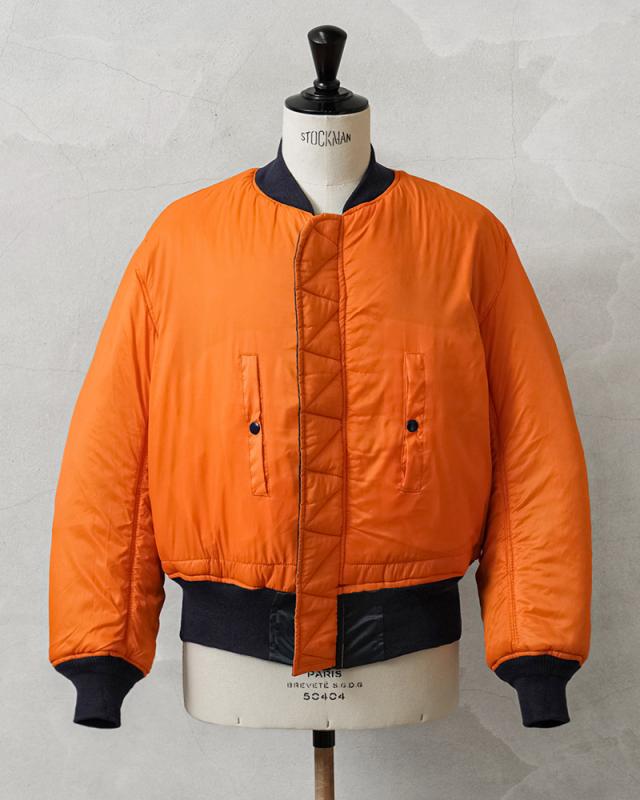 GREENBRIER IND.INC グリーンブライヤー インダストリーズ 90’s MADE IN USA MA-1 フライトジャケット A.F.BLUE【ORANGE LINING】【Cx】【I】