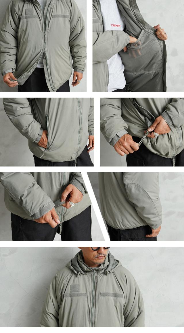 リジェクト 訳あり品 実物 USED 米軍 ECWCS Gen III Level 7 ジャケット URBAN GREY【TENNIER INDUSTRIES】【Cx】 【I】_13