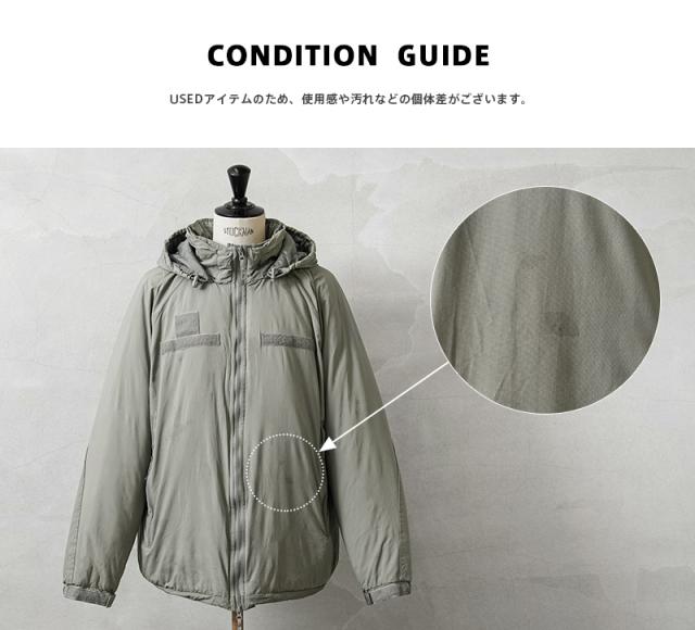 実物 USED 米軍 ECWCS Gen III Level7 ジャケット URBAN GREY【TENNIER 