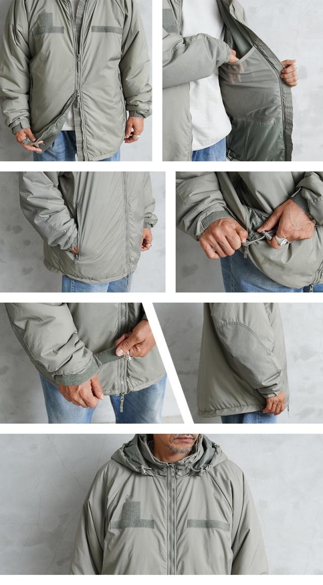 リジェクト 訳あり品 実物 USED 米軍 ECWCS Gen III Level 7 ジャケット URBAN GREY【JADE APPAREL for WT】【Cx】 【I】_13