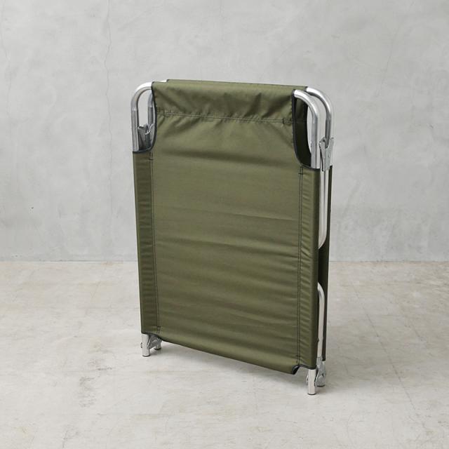 実物 新品 デッドストック 米軍 Coleman社製 フォールディングコット（折り畳み簡易ベッド）【一部離島配送不可】【Cx】【I】【K】｜アウトドア 軍放出品 アルミフレーム 軽量 コンパクト 耐久 寝具 ミリタリー_4