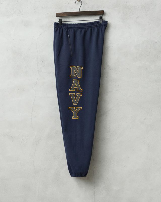 WAIPER.inc デッドストック 米軍 U.S.NAVY リメイク トレーニング用 スウェットパンツ MADE BY SOFFE ポケット付き【I】【Cx】