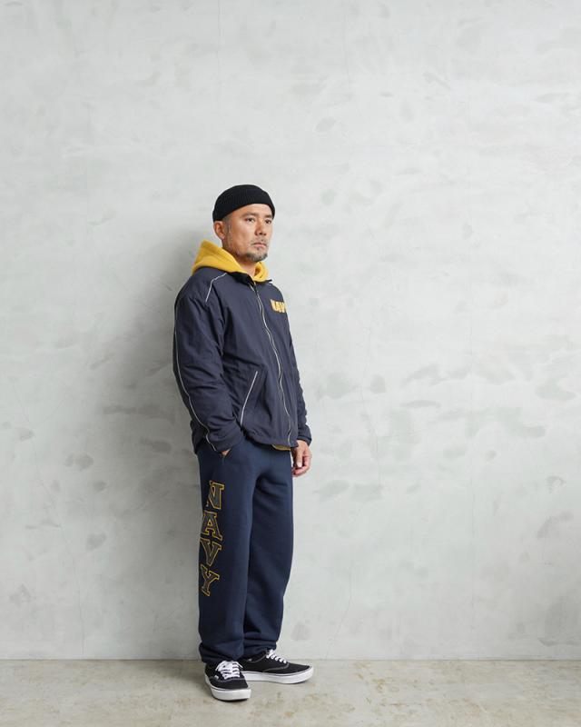WAIPER.inc デッドストック 米軍 U.S.NAVY リメイク トレーニング用 スウェットパンツ MADE BY SOFFE ポケット付き【I】【Cx】