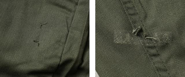 リジェクト 訳あり品 実物 新品 デッドストック 米軍 ユーティリティ トラウザーズ OG-507 スラッシュポケット / ファティーグパンツ【Cx】【I】_14