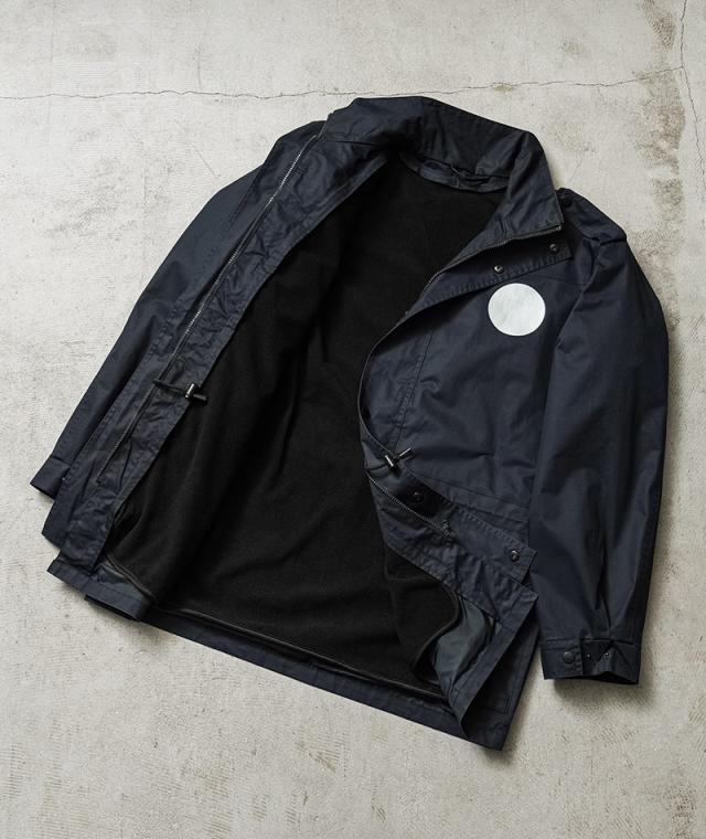 実物 USED オランダ軍 フリースライナー付き スタンドカラー フィールドジャケット NAVY【Cx】【I】_9