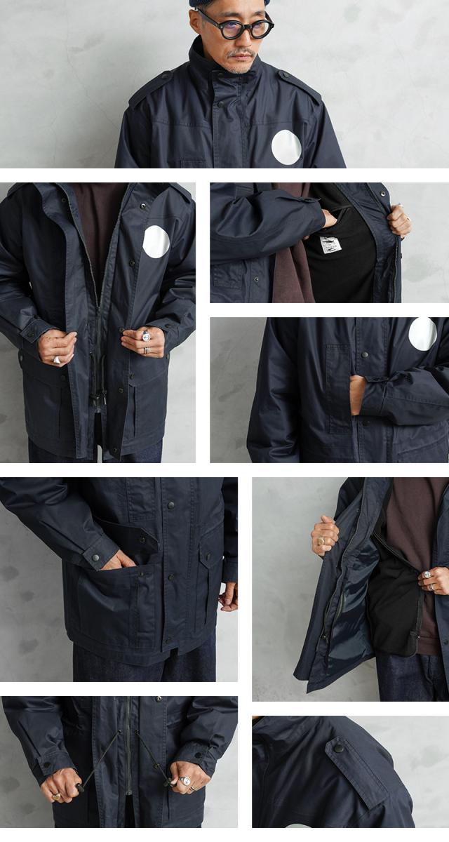 実物 USED オランダ軍 フリースライナー付き スタンドカラー フィールドジャケット NAVY【Cx】【I】_11