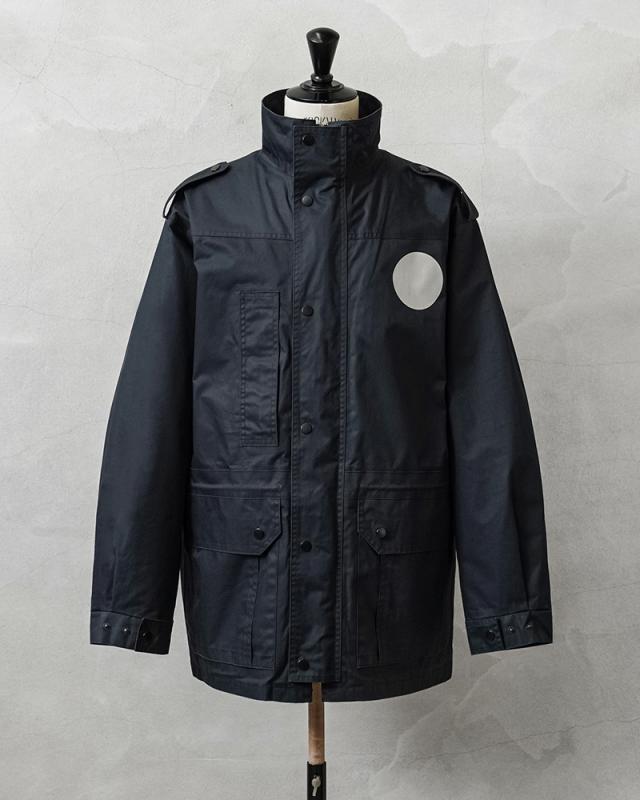実物 USED オランダ軍 フリースライナー付き スタンドカラー フィールドジャケット NAVY【Cx】【I】_4