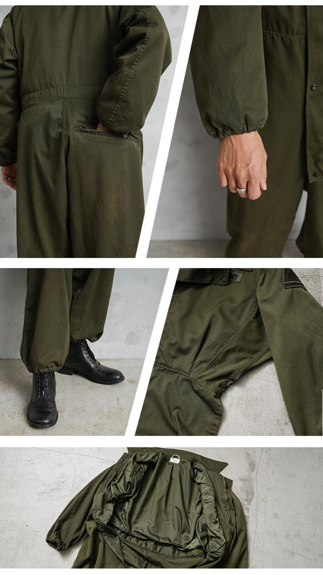 実物 USED 米軍 ヘリクルー メカニック カバーオール ブラスジップ【Cx】【I】_7