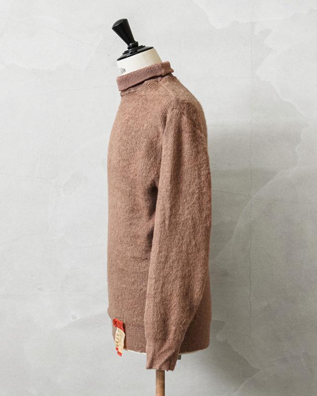 実物 新品 デッドストック ロシア軍（旧ソ連軍） タートルネック ウールセーター ブラウン【Cx】【I】