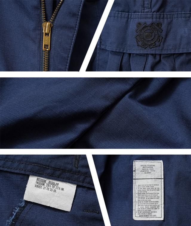 実物 USED 米軍 U.S. COAST GUARD ODU オペレーション カーゴパンツ 刺繍あり【Cx】【I】_8