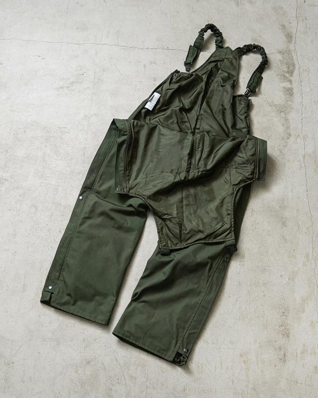 実物 新品 デッドストック イタリア フォレストガード GORE-TEX オーバーパンツ / オーバーオール【Cx】【I】｜ミリタリー メンズ ゴアテックス トラウザー 防水 レインウェア_11