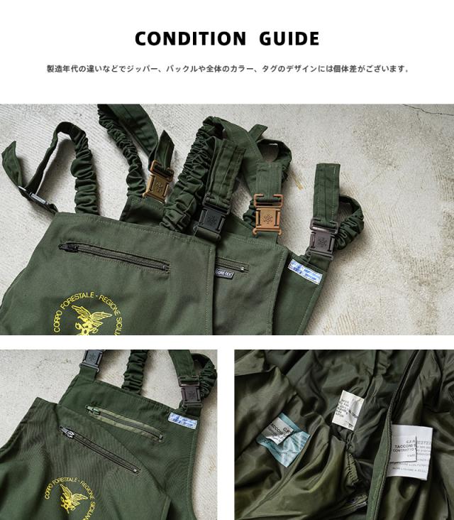 実物 新品 デッドストック イタリア フォレストガード GORE-TEX オーバーパンツ / オーバーオール【Cx】【I】｜ミリタリー メンズ ゴアテックス トラウザー 防水 レインウェア_15