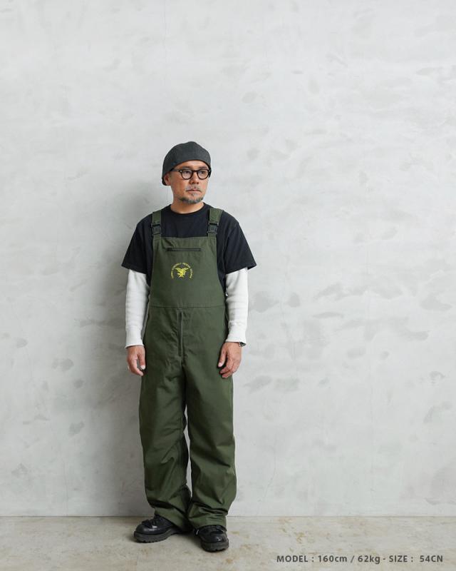 実物 新品 デッドストック イタリア フォレストガード GORE-TEX オーバーパンツ / オーバーオール【Cx】【I】｜ミリタリー メンズ ゴアテックス トラウザー 防水 レインウェア_4