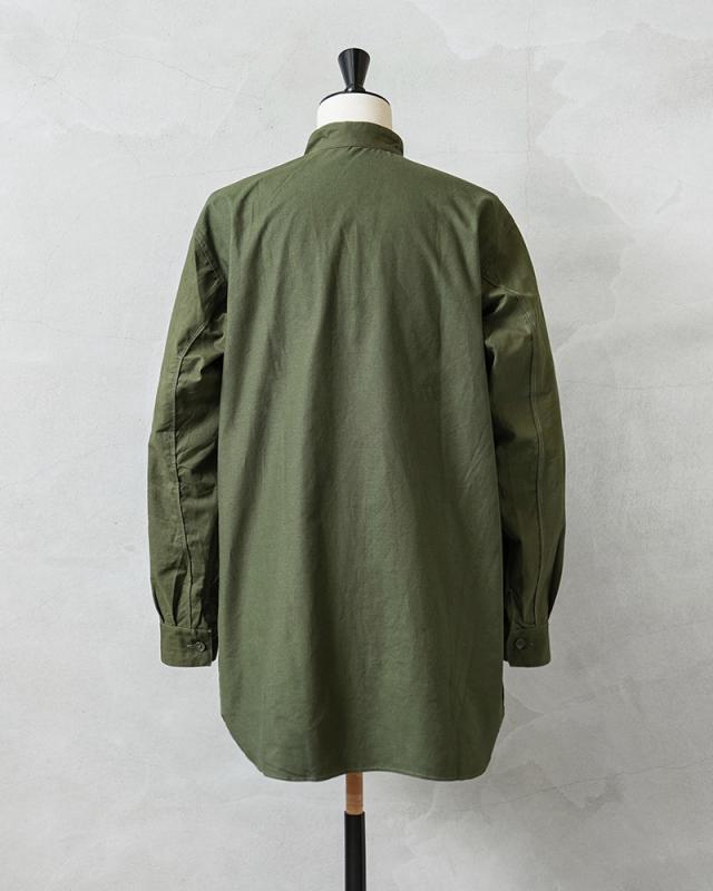 実物 新品 デッドストック スウェーデン軍 M-55 スタンドカラー プル