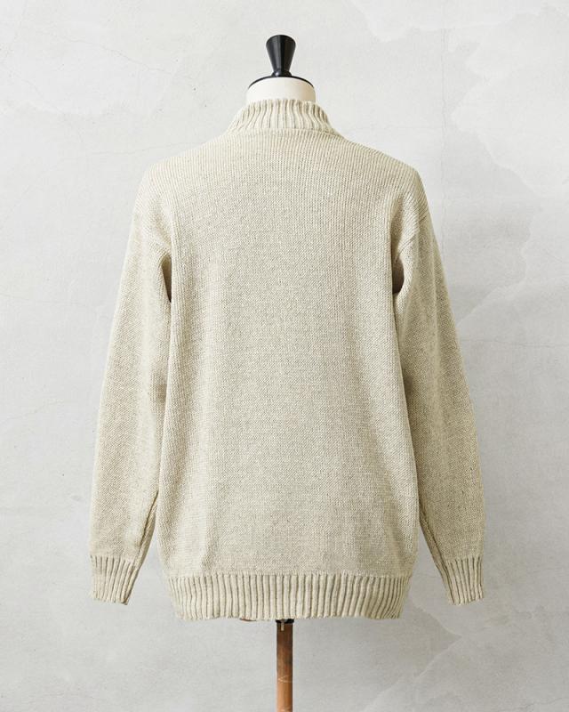 実物 新品 デッドストック ロシア軍（旧ソ連軍）モックネック セーター ナチュラル / ハイネック【Cx】【I】_8