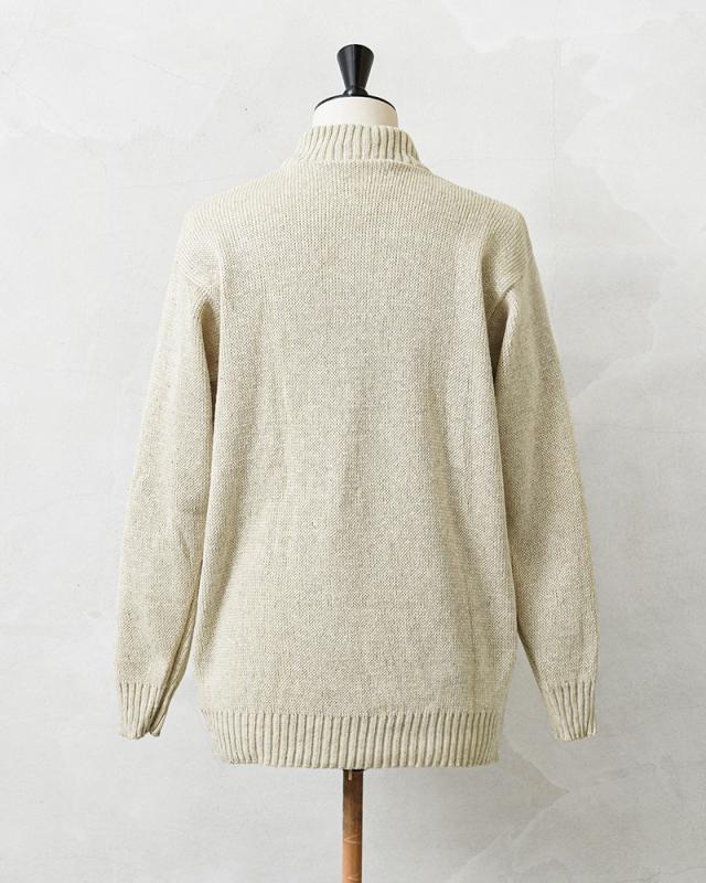 実物 新品 デッドストック ロシア軍（旧ソ連軍）モックネック セーター ナチュラル ALMOST DEADSTOCK / ハイネック【Cx】【I】_8