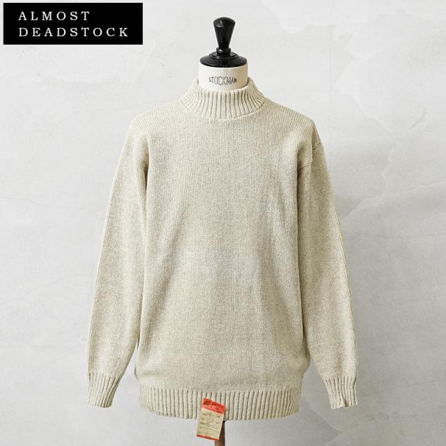 実物 新品 デッドストック ロシア軍（旧ソ連軍）モックネック セーター ナチュラル ALMOST DEADSTOCK / ハイネック【Cx】【I】