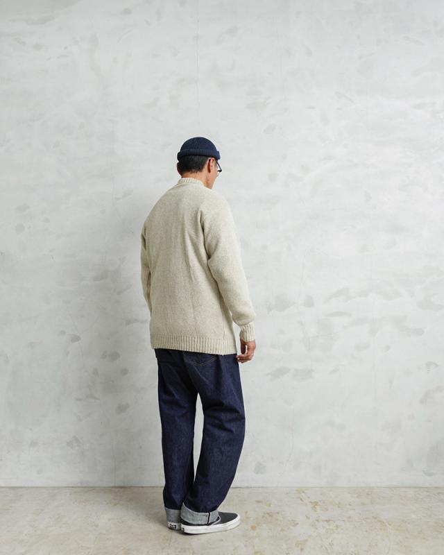 実物 新品 デッドストック ロシア軍（旧ソ連軍）モックネック セーター ナチュラル ALMOST DEADSTOCK / ハイネック【Cx】【I】_2