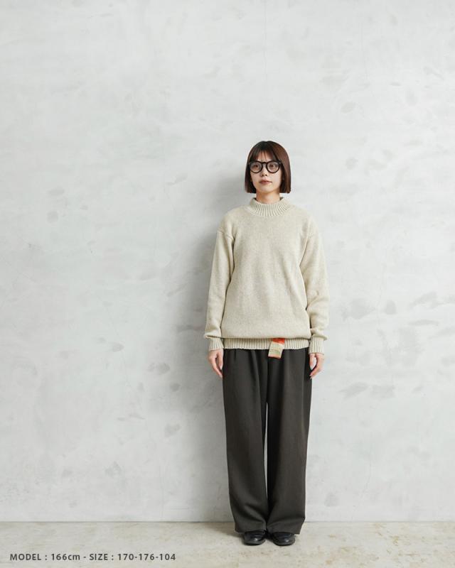 実物 新品 デッドストック ロシア軍（旧ソ連軍）モックネック セーター ナチュラル ALMOST DEADSTOCK / ハイネック【Cx】【I】_4