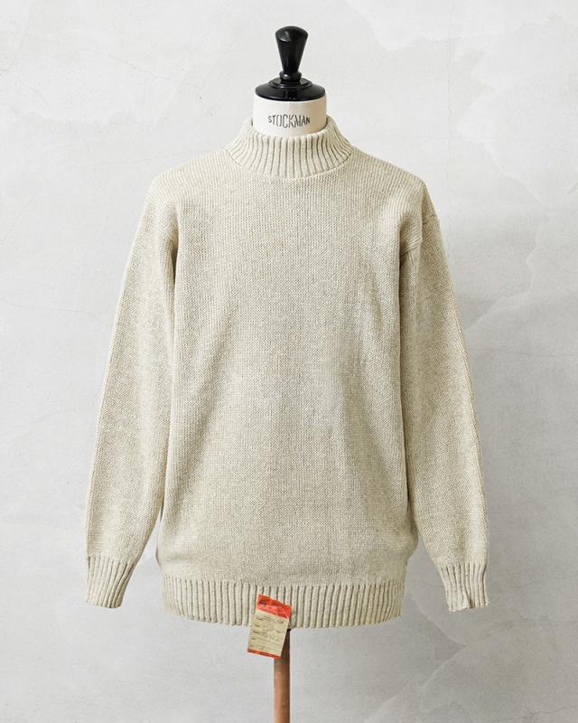 実物 新品 デッドストック ロシア軍（旧ソ連軍）モックネック セーター ナチュラル ALMOST DEADSTOCK / ハイネック【Cx】【I】_6