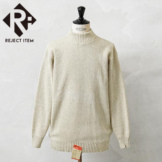 リジェクト 訳あり品 実物 新品 デッドストック ロシア軍（旧ソ連軍）モックネック セーター ナチュラル / ハイネック【Cx】【I】