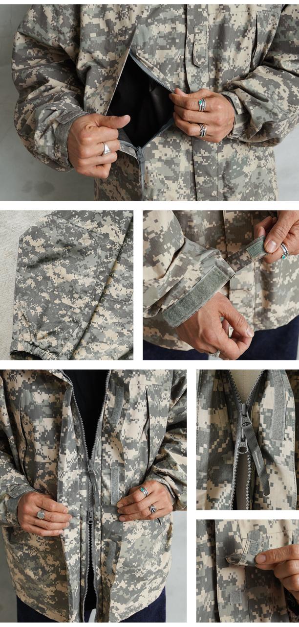 リジェクト 訳あり品 実物 USED 米軍 ECWCS GEN3 LEVEL6 GORE-TEX ジャケット ACU（UCP）【Cx】【I】_11