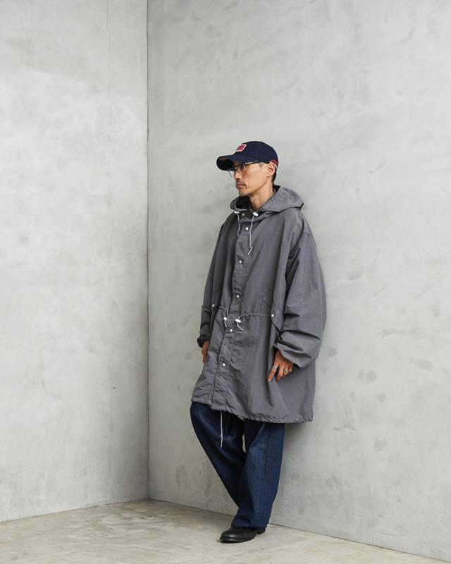 実物 USED 米軍 スノーカモ モッズコート GRAY染め【Cx】【I】の通販は