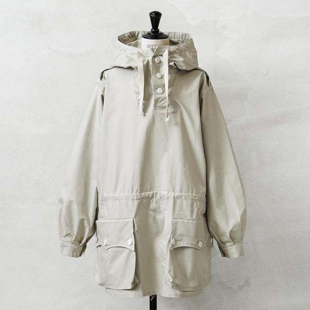 実物 新品 デッドストック スウェーデン軍 M-39 コットン アノラック スノーカモパーカー 3ボタン＆ウエストコード【Cx】【I】