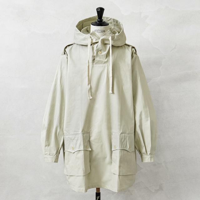 実物 新品 デッドストック スウェーデン軍 M-39 コットン プルオーバー スノーカモパーカー 2ボタン【Cx】【I】