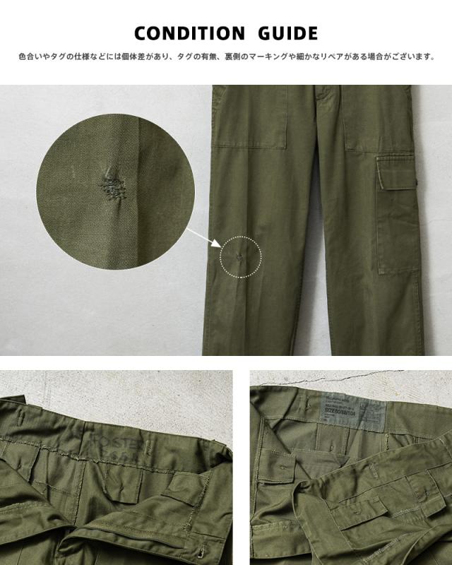 実物 USED イギリス軍 ライトウェイト ファティーグ パンツ サイドカーゴポケット付き【Cx】【I】_13