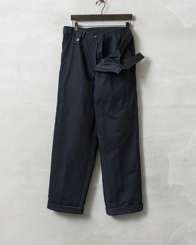 実物 新品 デッドストック オランダ軍 王立保安隊 インサイドポケット ワークパンツ NAVY【Cx】【I】_5