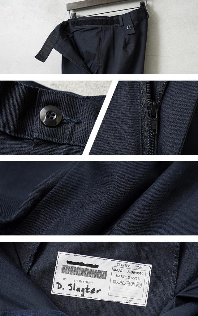 実物 新品 デッドストック オランダ軍 王立保安隊 インサイドポケット ワークパンツ NAVY【Cx】【I】_8
