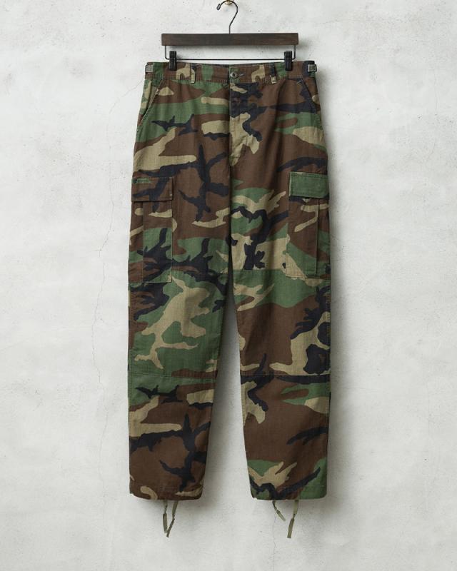 実物 USED 米軍 BDU WOODLAND CAMO カーゴパンツ ノンリップ【Cx】【I】｜メンズ ミリタリー アメリカ軍 迷彩 カモフラ 軍パン ユーズド ヴィンテージ 大きいサイズ_9