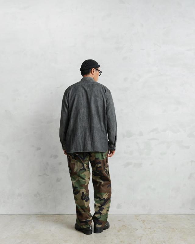 実物 USED 米軍 BDU WOODLAND CAMO カーゴパンツ ノンリップ【Cx】【I】｜メンズ ミリタリー アメリカ軍 迷彩 カモフラ 軍パン ユーズド ヴィンテージ 大きいサイズ_3