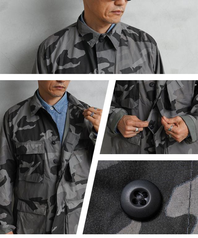 MADE IN USA 新品 米軍 BDU ジャケット モノトーン CITY CAMO【Cx】【I】_7