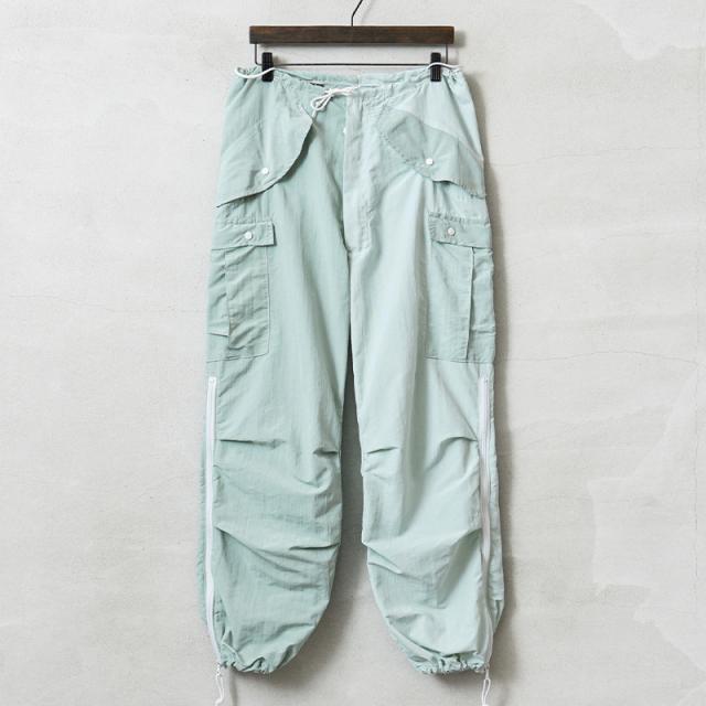 実物 新品 デッドストック 米軍 スノーカモ オーバーパンツ カーゴポケット付き ICE GREEN染め バイカラー【Cx】【I】