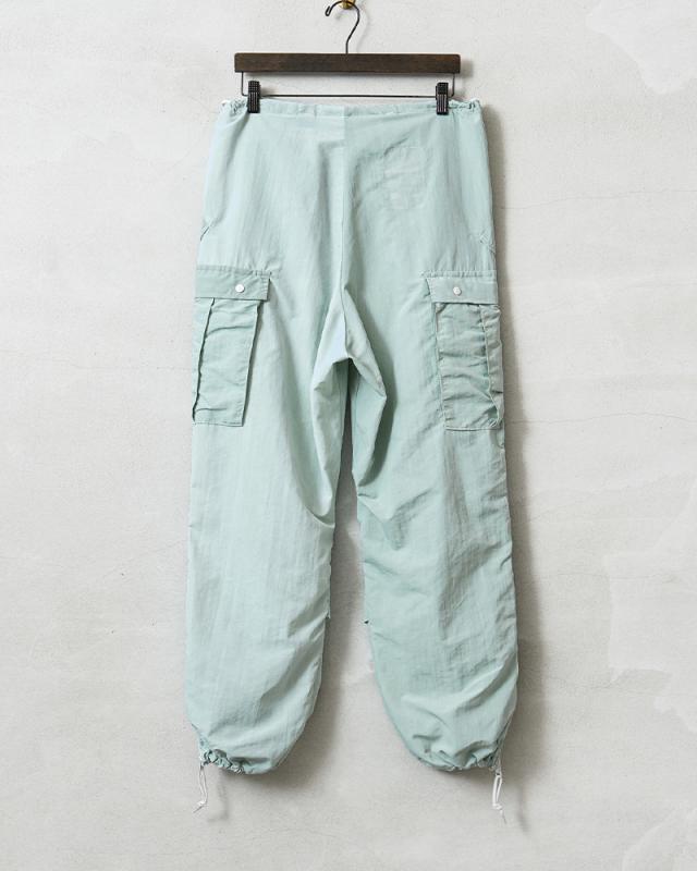実物 新品 デッドストック 米軍 スノーカモ オーバーパンツ カーゴポケット付き ICE GREEN染め バイカラー【Cx】【I】_4