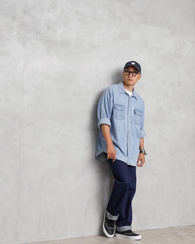 Wrangler ラングラー WM1013 13MWZ COWBOY CUT ストレート デニムパンツ【T】【Cx】｜メンズ ボトムス ジーンズ ジーパン ロングパンツ 長ズボン ウォッシュ アメカジ カジュアル ブランド おしゃれ_5