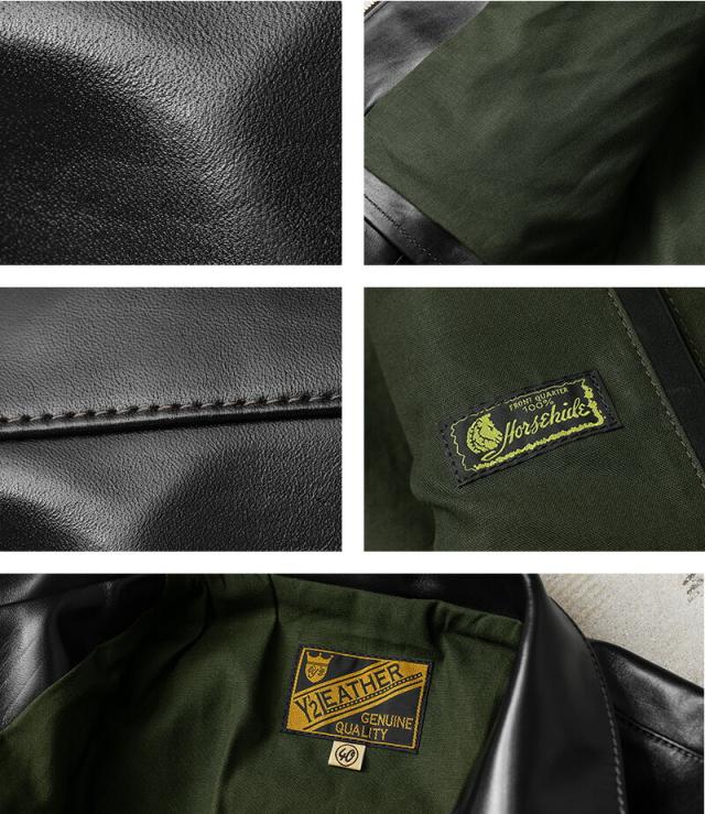 Y’2 LEATHER ワイツーレザー PR-65 VINTAGE HORSE LIGHT シングルライダースジャケット ホースハイド MADE IN JAPAN【Cx】【T】｜レザージャケット メンズ アウター 革ジャン 本革 馬革_13