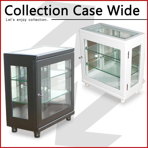 コレクションケース 卓上 ワイド 木製 ガラス 棚 ミラー フィギュアケース ディスプレイ ガラスケース コレクション 棚 推し活 収納 TKM-7080の通販は 7,160円