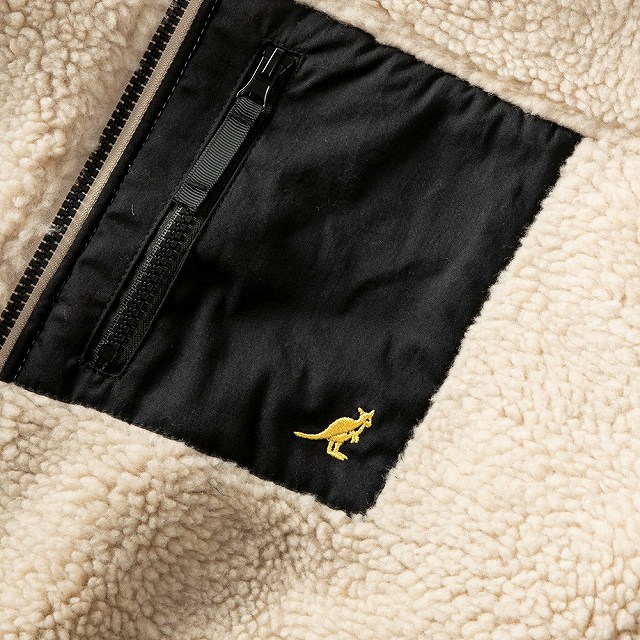 アウター メンズ カンゴール ボア ジャケット ブルゾン シープボア